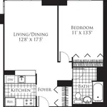 Rent 1 bedroom apartment of 65 m² in New York