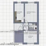 Pronajměte si 3 ložnic/e byt o rozloze 56 m² v České Budějovice