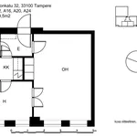 Vuokraa 2 makuuhuoneen asunto, 40 m² paikassa Tampere