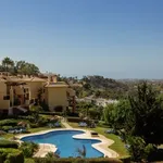 Front line golf apartment, with terrace, south facing and sea views, in Benahavís