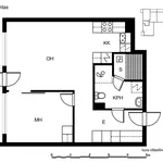 Rent 2 bedroom apartment of 48 m² in Vantaa