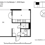 Rent 1 bedroom apartment of 38 m² in Espoo