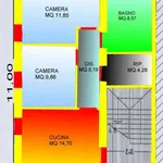 Affitto 3 camera appartamento di 73 m² in Pederiva