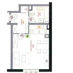 Miete 1 Schlafzimmer wohnung von 40 m² in Vienna