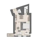 Miete 1 Schlafzimmer wohnung von 39 m² in Vienna