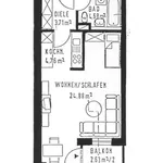 Rent 1 bedroom apartment of 39 m² in Chemnitz