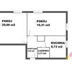 Rent 2 bedroom apartment of 58 m² in Olsztyn