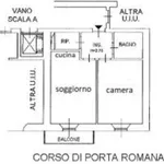 Affitto 2 camera appartamento di 52 m² in Milano