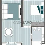 Apartamento T1 para alugar em Maia