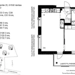 Vuokraa 2 makuuhuoneen asunto, 45 m² paikassa Vantaa