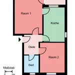 Miete 2 Schlafzimmer wohnung von 65 m² in Unna