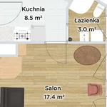 Rent 1 bedroom apartment of 30 m² in Chorzów