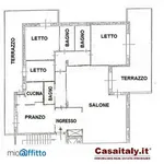 Affitto 5 camera appartamento di 164 m² in Rome