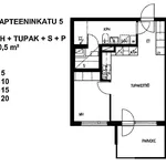 Rent 2 bedroom apartment of 40 m² in Lahti