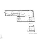 Huur 1 slaapkamer appartement van 46 m² in Diemen