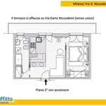 Affitto 2 camera casa di 50 m² in Milan