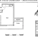 Rent 2 bedroom apartment of 35 m² in Montpellier