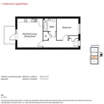 Rent 1 bedroom apartment of 47 m² in Milton Keynes