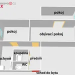 Pronajměte si 4 ložnic/e byt o rozloze 63 m² v Znojmo