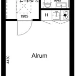 Rent 1 bedroom apartment of 30 m² in Svenstrup J