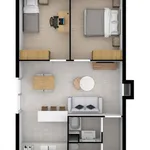 Appartement de 43 m² avec 3 chambre(s) en location à Grenoble