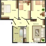 Rent 3 bedroom apartment of 58 m² in Weyhe