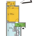 Miete 1 Schlafzimmer wohnung von 35 m² in Berlin