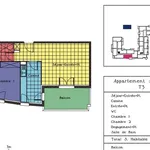 Appartement de 65 m² avec 3 chambre(s) en location à Fonsorbes