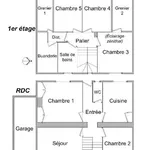 Maison de 12861 m² avec 6 chambre(s) en location à  CALUIRE ET CUIRE