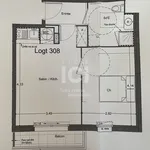 Appartement de 38 m² avec 2 chambre(s) en location à CARQUEFOU