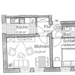 Rent 2 bedroom apartment of 43 m² in Chemnitz