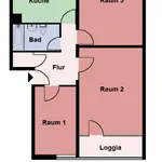 Miete 3 Schlafzimmer wohnung von 70 m² in Dortmund