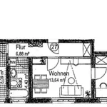 Rent 2 bedroom apartment of 48 m² in Chemnitz