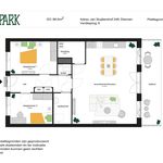Huur 1 slaapkamer appartement van 86 m² in Diemen