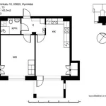 2h+kk 42 m², vesitorninkatu 10, 05820 hyvinkää