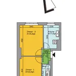 Miete 2 Schlafzimmer wohnung von 42 m² in Berlin