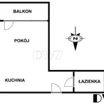 Rent 1 bedroom apartment of 35 m² in Krakow