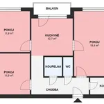 Rent 3 bedroom apartment in Brno