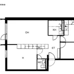 Vuokraa 3 makuuhuoneen asunto, 77 m² paikassa Kerava