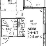 Rent 2 bedroom apartment of 40 m² in Jyväskylä