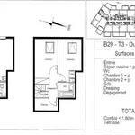 Appartement de 51 m² avec 3 chambre(s) en location à ST JEAN