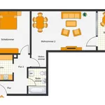 Zentrumsnah und Komfort pur: 2-Zimmer-Wohnung mit Balkon und Aufzug