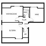 Rent 2 bedroom apartment of 47 m² in Herne