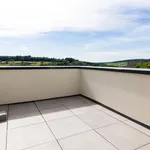 Modernes Wohnen mit sonnigem Dachbalkon im Energiesparhaus in schöner Lage von Konz-Obermennig: Scherf Immobilien Trier