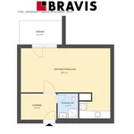 Rent 1 bedroom apartment of 45 m² in Brno