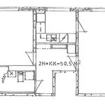 Vuokraa 2 makuuhuoneen asunto, 50 m² paikassa Pori