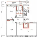 Modern und mit EBK - 3 Raumwohnung im Erdgeschoss mit Balkon zu vermieten