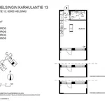 Vuokraa 1 makuuhuoneen asunto, 38 m² paikassa Helsinki