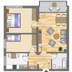 Miete 3 Schlafzimmer wohnung von 67 m² in Velbert