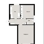 Rent 2 bedroom apartment of 59 m² in åstorp